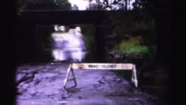 Albany New York (1955): There Was A Rain And The Water Is Flowing Under The Small