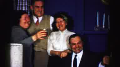 Albany New York (1955): A Bunch Of People Having Fun Together At A Party