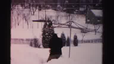 Albany New York (1955): The Couples Are Enjoying In The Winter Snow Is The Very