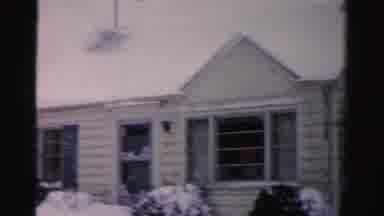 Albany New York (1955): House In The Snow