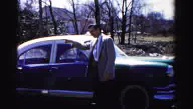 Albany New York (1955): A Man And Woman Talking Pointing Fingers At Each Other