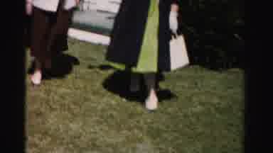 Albany New York (1955): Two Ladies Walking Out Of There Home In There New Shoes