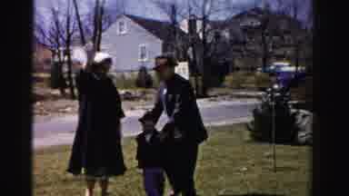 Albany New York (1955): A Little Boy Leaving His Parents For A Weekend At His