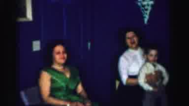 Albany New York (1955): Woman Laughing And Scratching Her Head At A Party With A