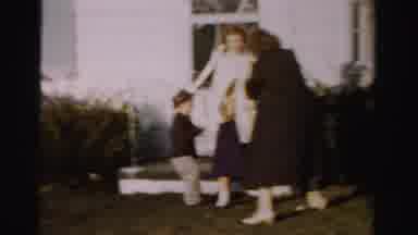 Albany New York (1955): Child Are Playing And Two Women And Roughing Are So Nice