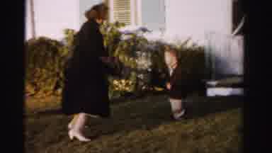 Albany New York (1955): A Girl Is Playing With A Child And Another Girl Is