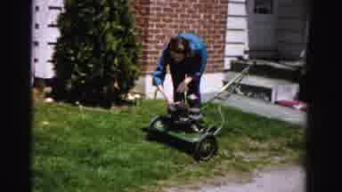 Albany New York (1955): How To Properly Start The Lawn Mower In Preparation Of