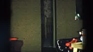 Hicksville New York (1956): Little Girl In Blue Walking Into Doorway