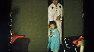 Hicksville New York (1956): Young Girl Accompanied By Mother Comes Out On