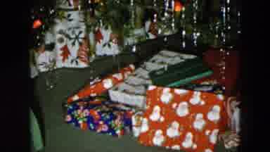 Hicksville New York (1956): A Variety Of Different Christmas Present Under The