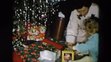 Hicksville New York (1956): Older Woman And A Little Girl Playing With A Jack In