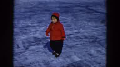 Hicksville New York (1956): The Kid Was Walking On The Ice Bar Suddenly She Fall