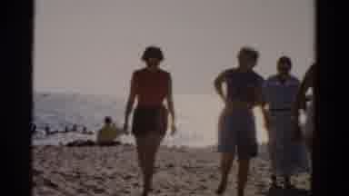Catskill New York (1957): A Day At The Beach With Friends Full Of Laughter