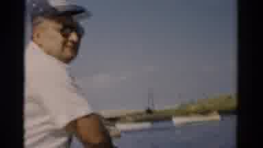 Catskill New York (1957): Makeshift Wood Planks Used As Oarsmen Rowing