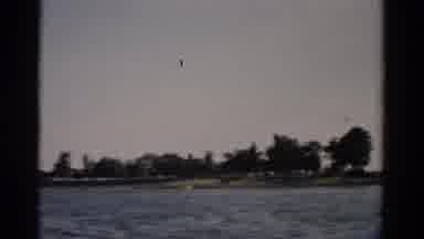 Catskill New York (1957): Grandfatherly Man On Apparent Speed Boat Heading Out To