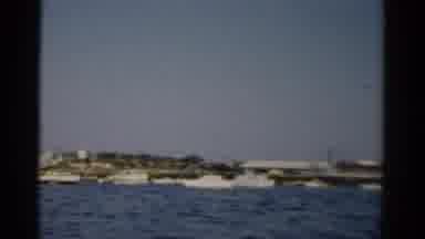 Catskill New York (1957): Checking Out The Boats And Barge That Are At The Dock