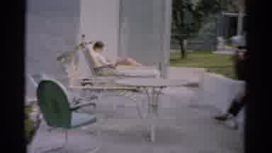Catskill New York (1957): Family Gathering Recorded On A Sunny Day With An Old