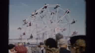 Catskill New York (1957): Late Fifties Era Video Of People At A Carnival During