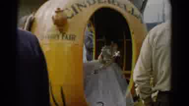 Catskill New York (1957): People Riding On Horseback In Parade With Cinderella