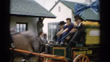 Catskill New York (1957): Visiting Place By Using Cart