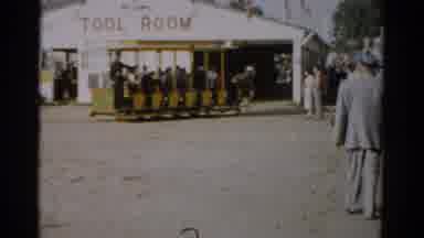Catskill New York (1957): Tram Pulled By Horse Takes Your Beautiful Green Lake