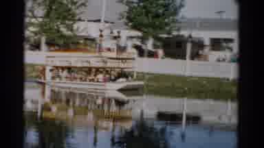 Catskill New York (1957): A Ferry Moves ALong Its Route