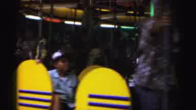 Catskill New York (1957): People Observing Elephant At Zoo And People Riding