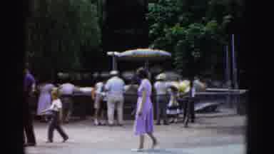 Catskill New York (1957): People Walking Around The Streets