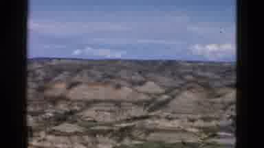 Yellowstone Wyoming USA (1958): Mountains And The Mountains Around By Small Plant