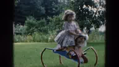 Hicksville New York (1957): The Little Girl Was Playing In The Ground Very Happily