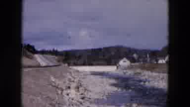 Hicksville New York (1957): Beautiful Outdoor Stream In The Green Woods