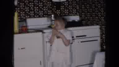 Hicksville New York (1957): The Little Girl Takes Something In Her Hand And Jumps