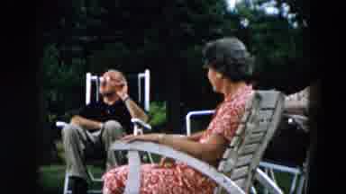 Hicksville New York (1957): Everyone Is Happy Talking About It In The Park