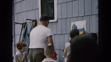 Hicksville New York (1957): Children At A Party Play Pin The Tail On The Donkey