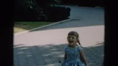 Hicksville New York (1957): The Two Children Are Played In The Garden Very