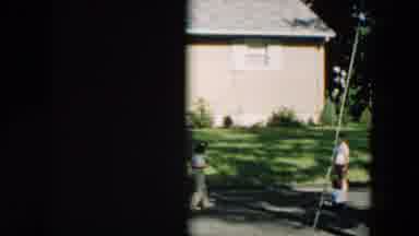 Hicksville New York (1957): Group Of Children Jumping Rope Outside In Sunny And