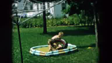 And that's how the battle for dominance in a kiddie pool began!