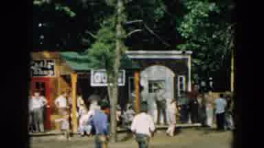 Hicksville New York (1957): Cowboys Riding Horses