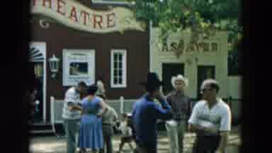 Hicksville New York (1957): People In A Town Exploring And Running Errands With