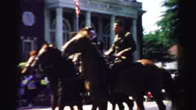 Normal Illinois USA (1957): The Marriage Reception Is Going On Them Nearby Horse