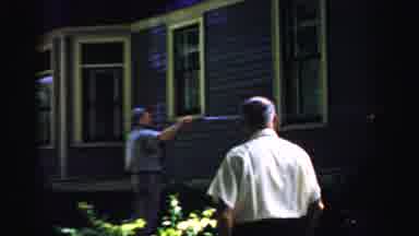 Normal Illinois USA (1957): Spraying The House To Clean It And Taking A Stroll