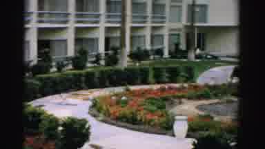 Las Vegas Nevada (1957): Apartment Complex With A Garden On The Front Of It