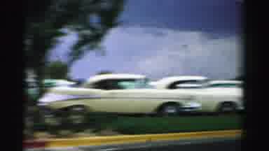 Las Vegas Nevada (1957): View Of External Church Area With Ample Parking With Many