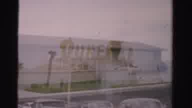 Las Vegas Nevada (1957): The White Lettering On The Sign Says Gorman High School