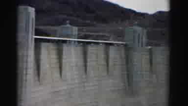Nevada USA (1957): The Dam Looks Like Something Without Water