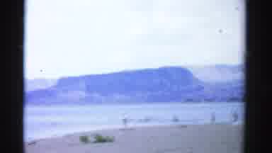 Nevada USA (1957): Standing On The Beautiful Coastline Some People Enjoy The