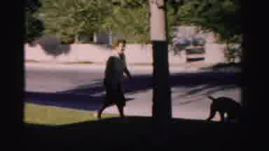 Nevada USA (1957): This Woman Chases The Dog And The Dog Chases The Woman Back