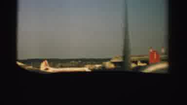Nevada USA (1957): View From Of Airplanes From A Window Over Various Airline