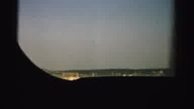 Nevada USA (1957): A Passenger Taking Off From A Runway Seen From The Window Seat