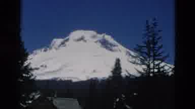OREGON USA-: The Mountain Was So Beautiful It Is Covered With Snow Because Of